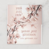 恋の花開き：フルフローラ結婚テーマ プレイスカード (外部開封)