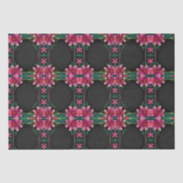 恋の花開き：フルフローラ結婚テーマ 薄葉紙