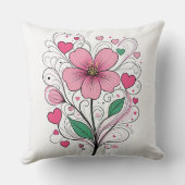 恋の花 クッション (裏面)