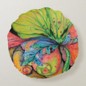 恋の花 ラウンドクッション (裏面)