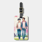 恋の花 ラゲッジタグ (正面縦)