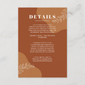 恋の花：抽象芸術シンプルの離れ詳細 エンクロージャーカード (正面)