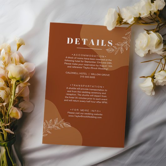 恋の花：抽象芸術シンプルの離れ詳細 エンクロージャーカード