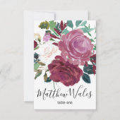 恋の花 招待状 (正面)