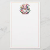 恋の花：母の日の格言 便箋 (正面)