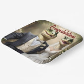 恋の芽吹きクロコディ結婚リアンの仕業 ペーパープレート (傾斜あり)