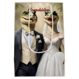 恋の芽吹きクロコディ結婚リアンの仕業 ミディアムペーパーバッグ