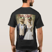 恋の芽吹きクロコディ結婚リアンの仕業 Tシャツ (裏面)