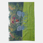 恋の草地 キッチンタオル (縦)