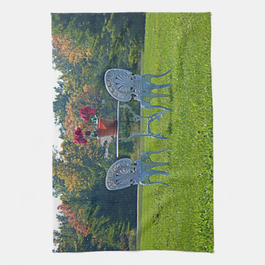 恋の草地 キッチンタオル (縦)