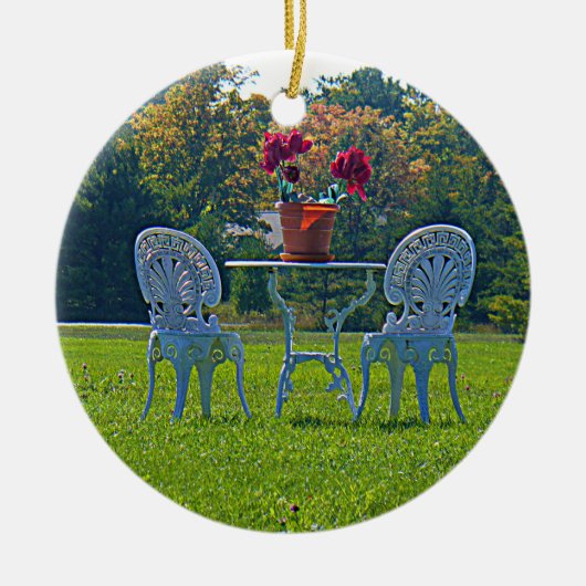 恋の草地 セラミックオーナメント (正面)