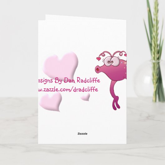 恋の虫に食われた カード (裏面)