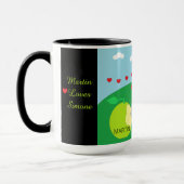 恋の虫 マグカップ (左)