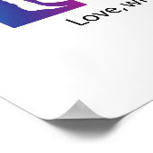 恋の虹の色 ポスター (角)