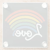 恋の虹 ガラスコースター (裏面)