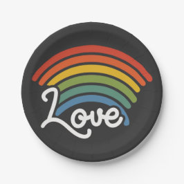 恋の虹 ペーパープレート