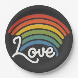 恋の虹 ペーパープレート