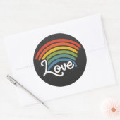 恋の虹 ラウンドシール (封筒)