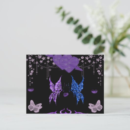 恋の蝶 ポストカード (スタンド正面)