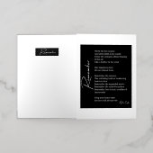 恋の詩を思い出して 箔グリーティングカード (外側レイダウン)