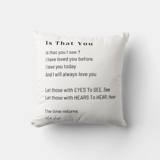 恋の詩を見たか クッション (正面)