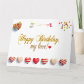 『恋の誕生日』 カード (正面)