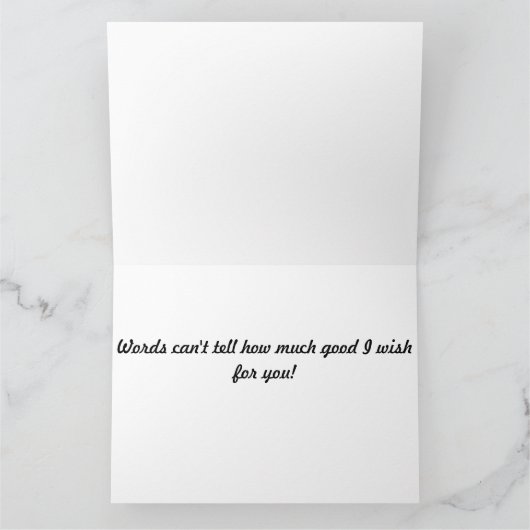 『恋の誕生日』 カード (内部)