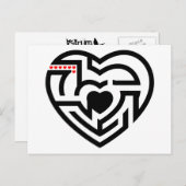 恋の迷宮 ポストカード (正面/裏面)