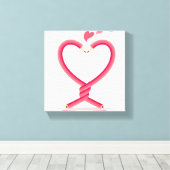 恋の鉛筆 キャンバスプリント (インサイチュ (ウッドフロア))