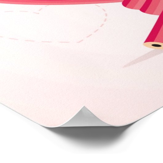 恋の鉛筆 ポスター (角)