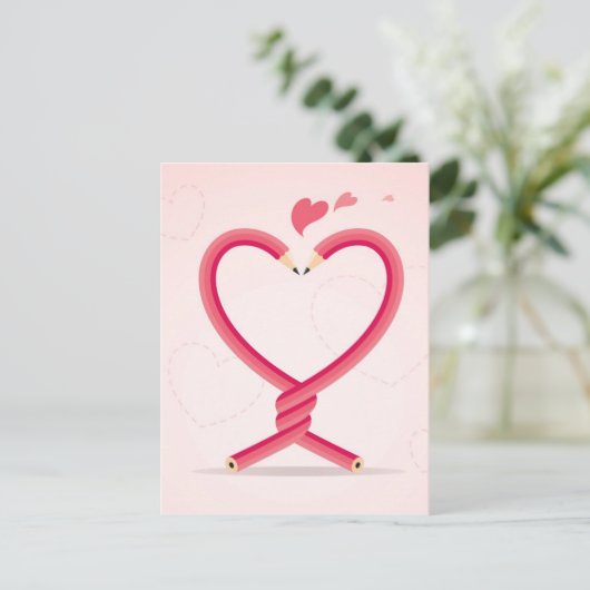 恋の鉛筆 ポストカード (スタンド正面)