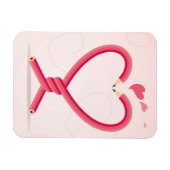 恋の鉛筆 マグネット (横)