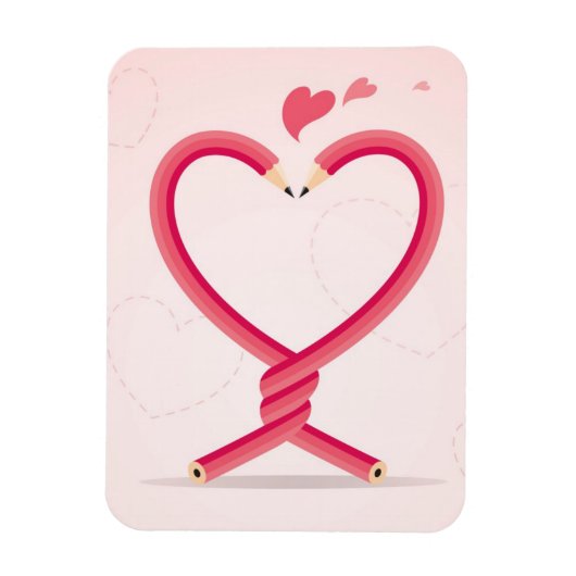 恋の鉛筆 マグネット (縦)