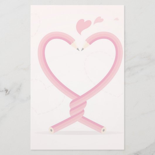 恋の鉛筆 便箋 (正面)