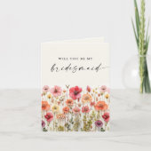 恋の開花は私の花嫁カード サンキューカード (正面)