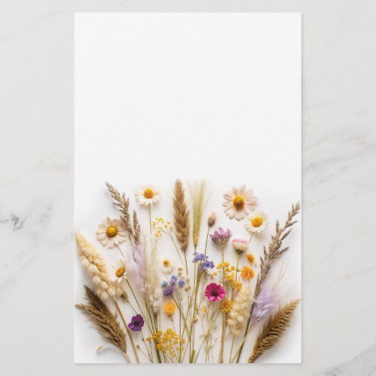 恋の開花ブライダルシャワービンゴゲーム (裏面)