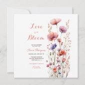 恋の開花ワイルドフラワーフローラブライダルシャワー (正面)