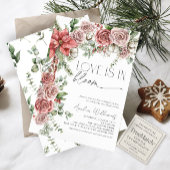 恋の開花赤松冬の花 招待状