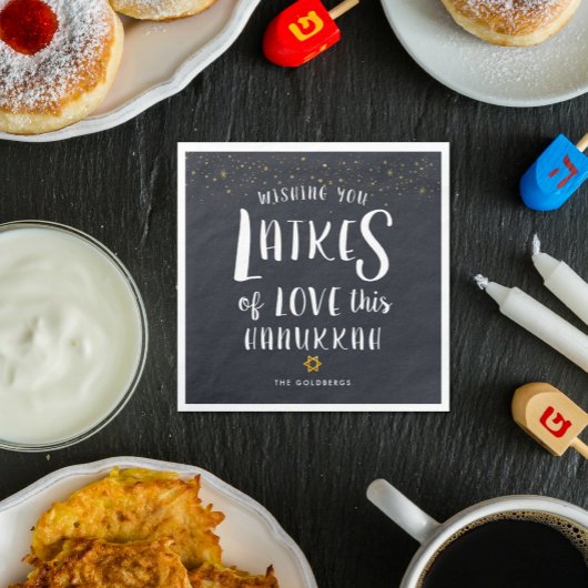 恋の隠れ家 |ハヌカーパーティー スタンダードカクテルナプキン