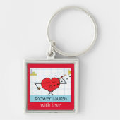 恋の雨 キーホルダー (正面)