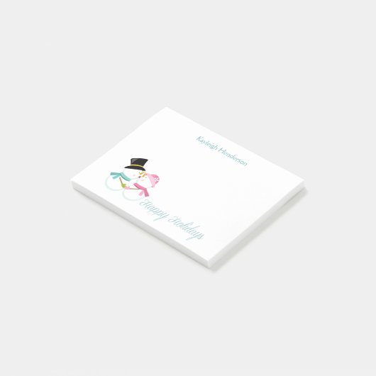 『恋の雪だるまパーソナライズされた』 ポストイット (アングル)