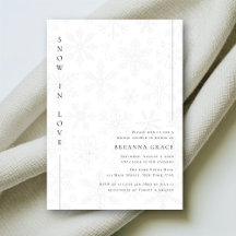 恋の雪 | ウィンターボホーバジェットブライダルシャワー