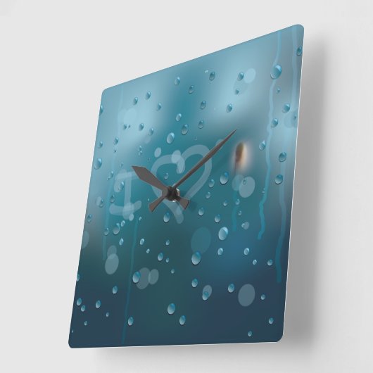 恋の霧 スクエア壁時計 (傾斜)