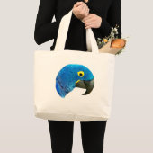 恋の青い鸚鵡_ ラージトートバッグ (正面(商品))