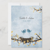 恋の青鳥 招待状 (正面)