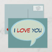 恋の風船 ポストカード (正面/裏面)