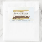 恋の鬼 長方形シール (バッグ)