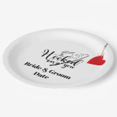 恋の魚釣りにつ結婚いて   ペーパープレート (アングル)