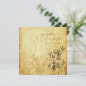 恋の鳥と結婚式招待状 招待状 (スタンド正面)