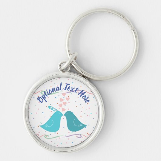 恋の鳥 キーホルダー (正面)